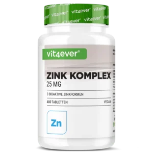 Vit4ever Σύμπλεγμα ψευδαργύρου 25 mg - 400 Δισκία